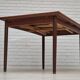 1970s, Danish foldable dining table, teak wood, original condition.