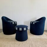Set of 3 poufs/chairs