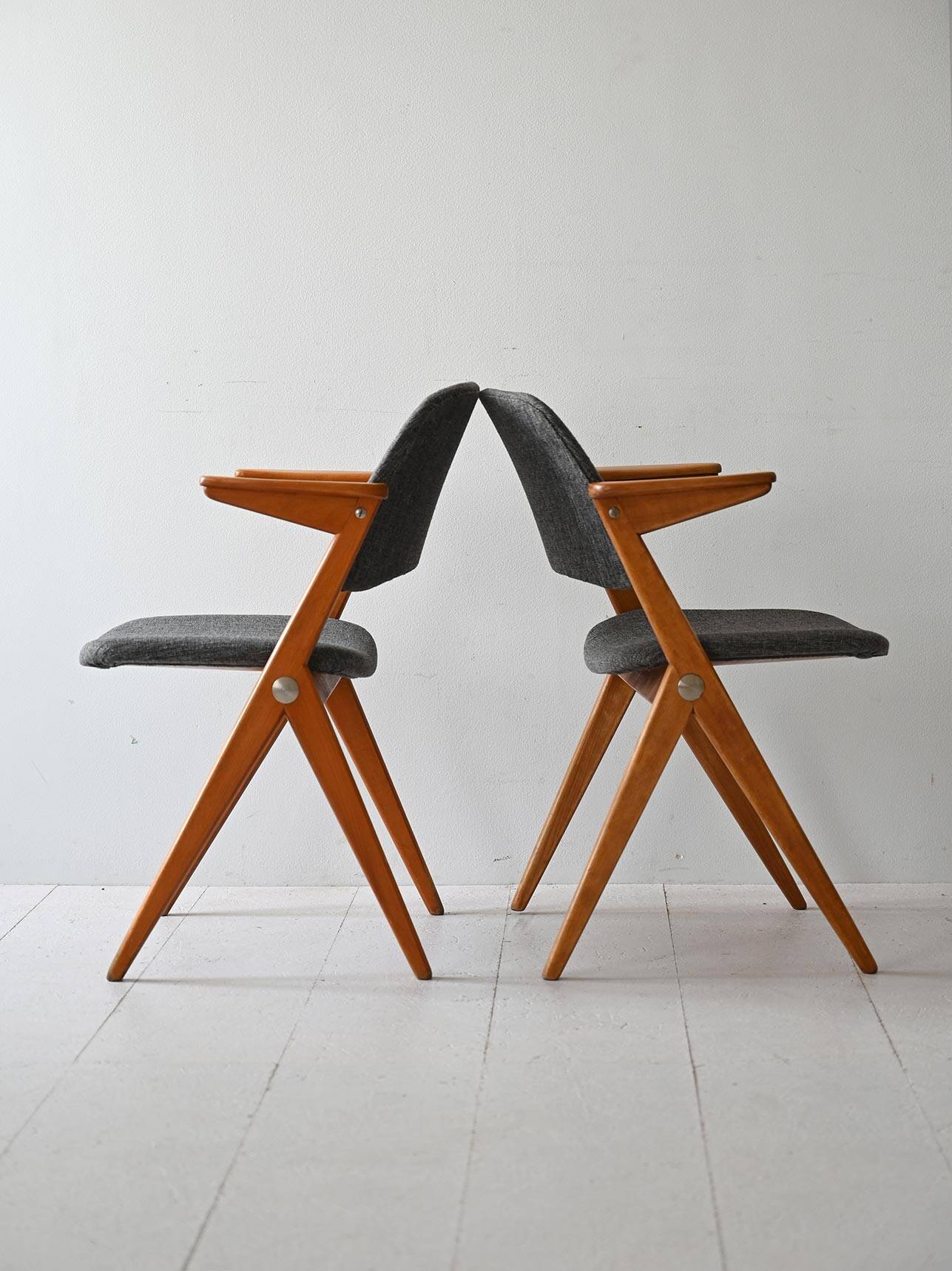 4 chaises scandinaves NK Bengt Ruda