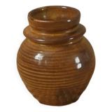 Ceramic vase handmade pottery artisanal production Scandinavian country decoration
