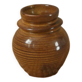 Ceramic vase handmade pottery artisanal production Scandinavian country decoration