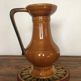 Pichet, carafe en grès vernissé vintage