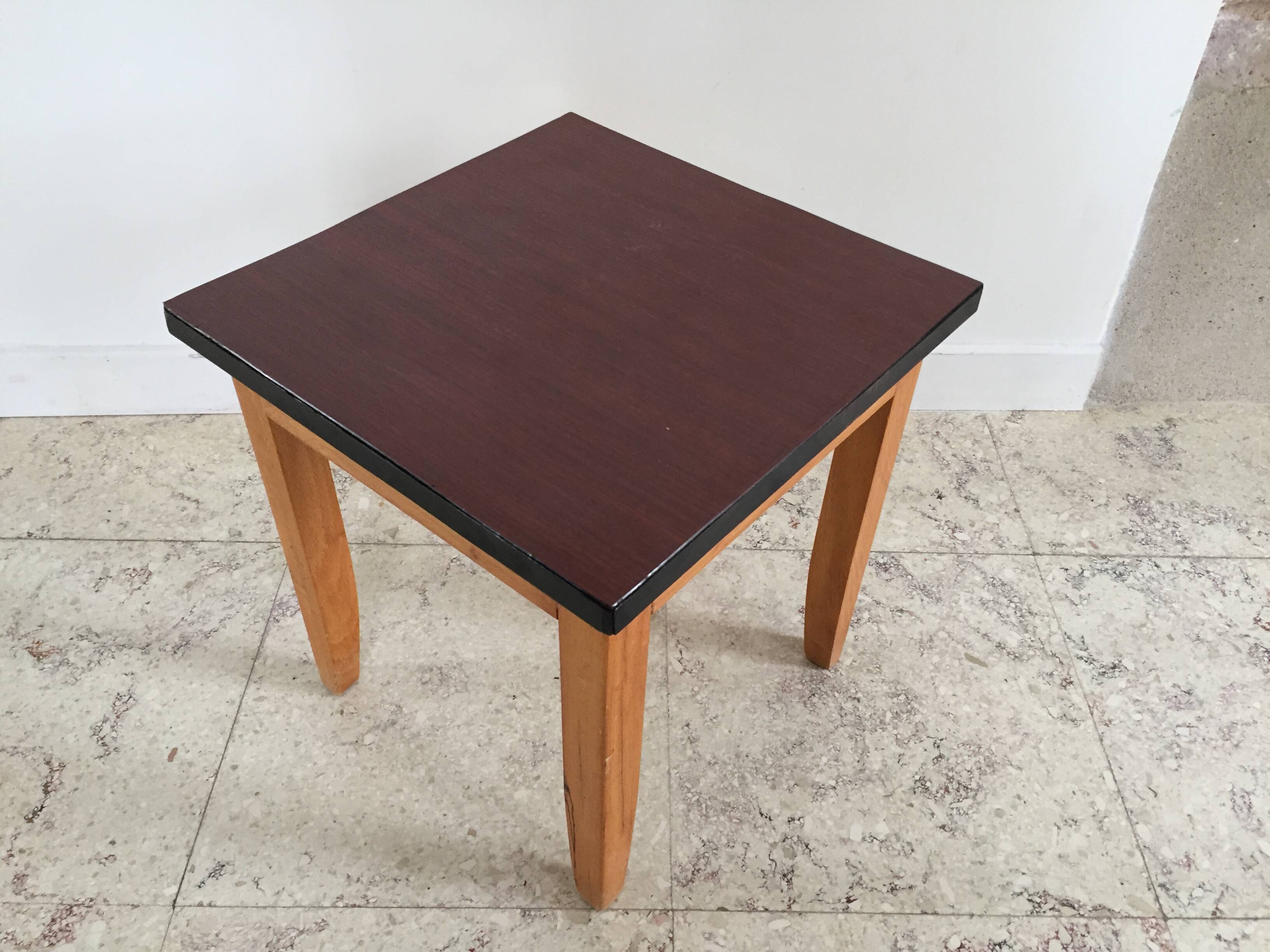 Vintage Formica and Wood Coffee Table
