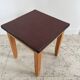 Table basse en formica et bois vintage