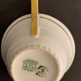 Set of 6 cups and 6 porcelain cups from Limoges