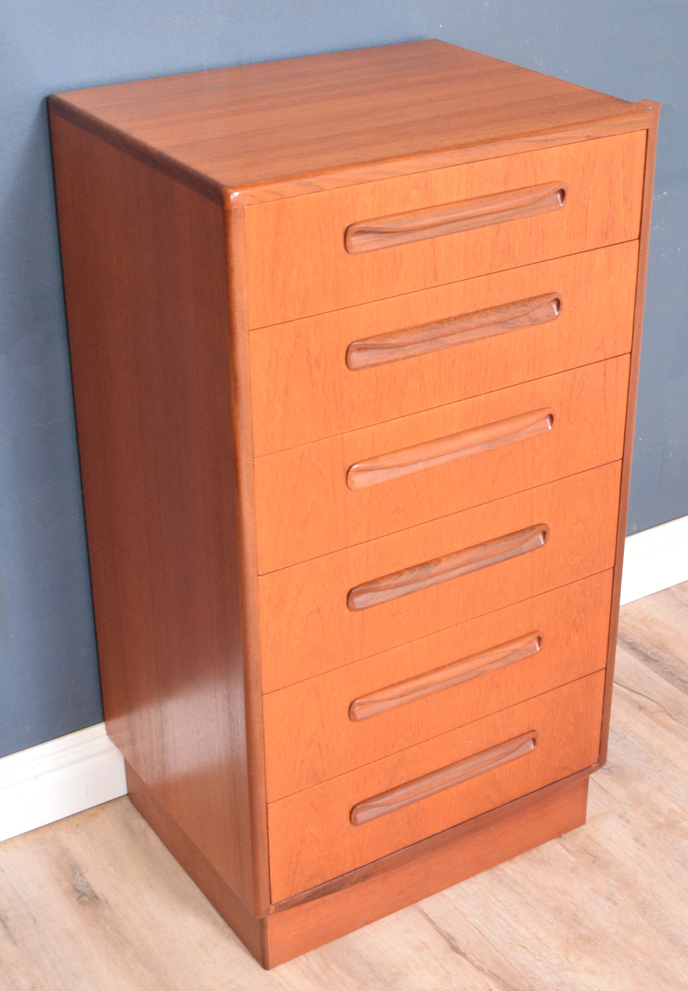 G-Plan Fresco teak 6 drawer chest of drawers