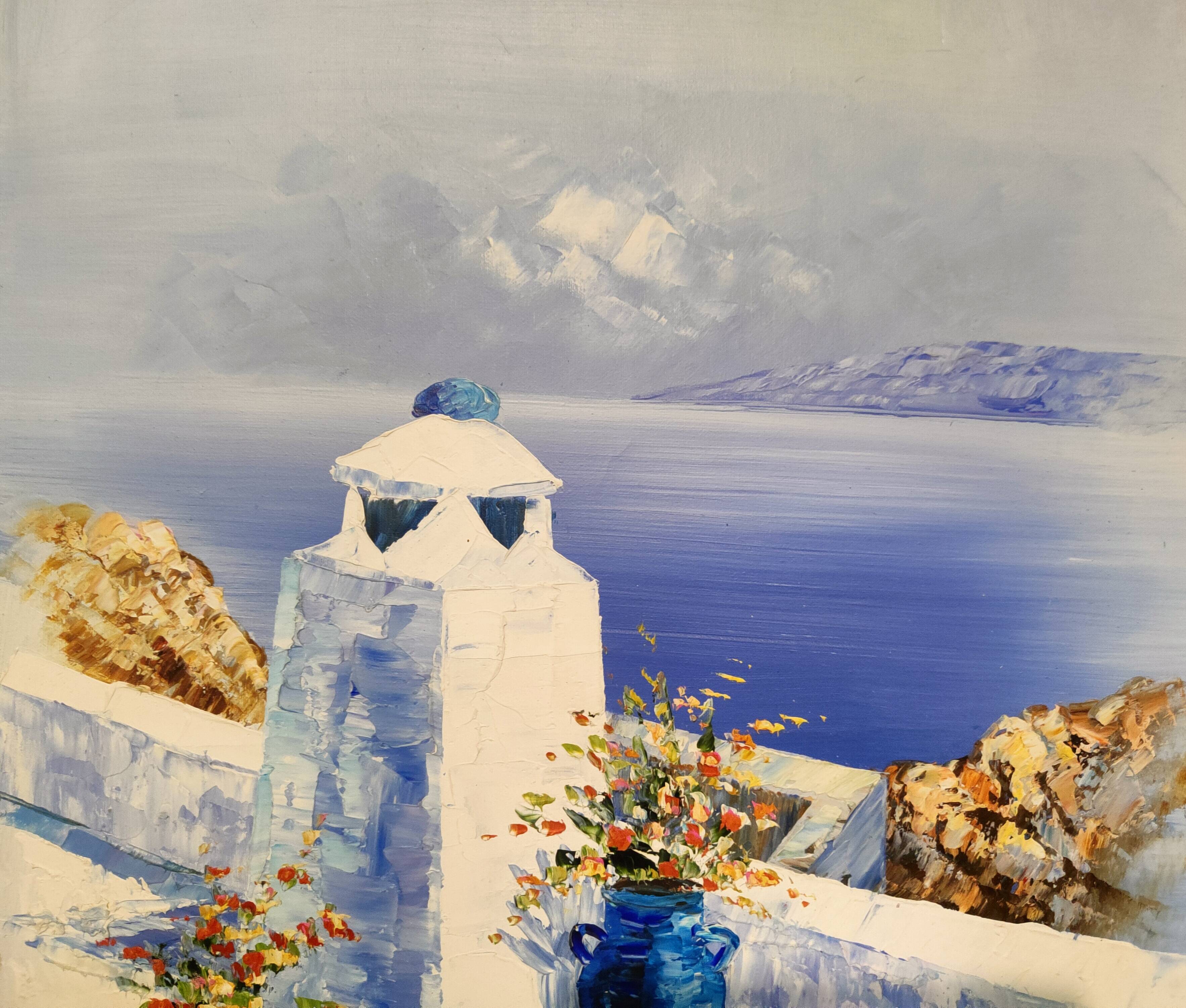 Tableau paysage grec
