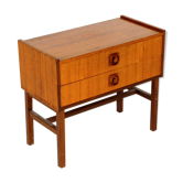 Small Swedish teak chest of drawers 1960