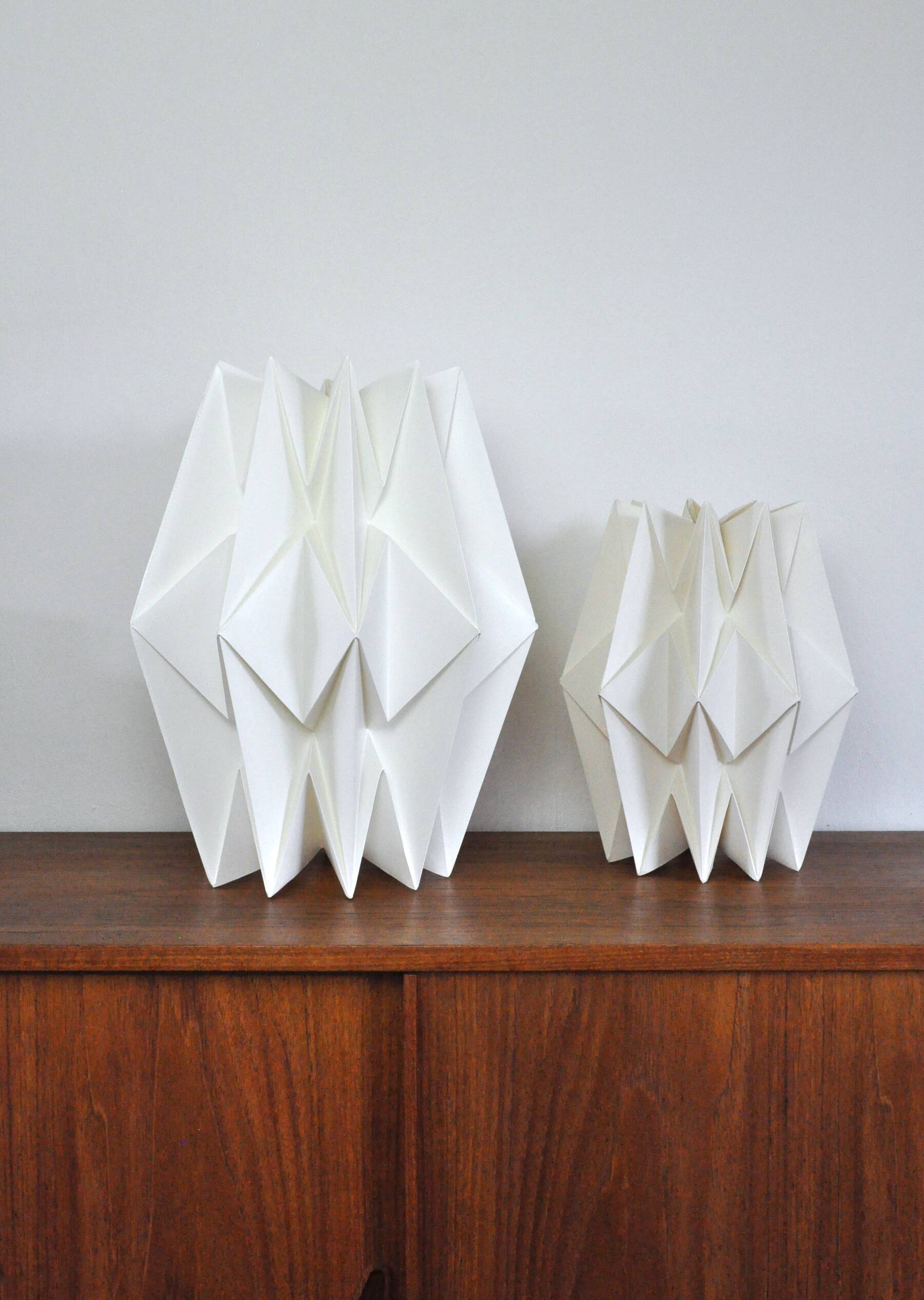 Large Le Klint hand-pleated hanging lamp by Peter Hvidt & Orla Mølgaard-Nielsen