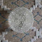 Plafonnier, applique en verre pressé, 1970
