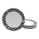 6 Porcelain dessert plates. Monochrome.