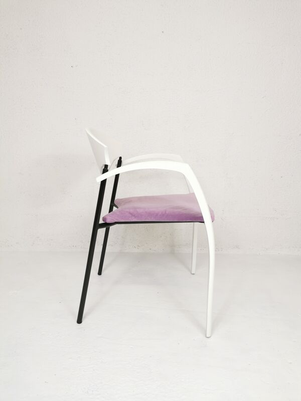 Chaise années 80 upcyclée fabrication espagnole