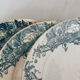 Iron Earth Plate Badonviller Marine • Romantic blue decor • Plate