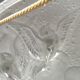 Signed Muller Frères Lunéville Art Deco Ceiling Light Flying Bird Detail