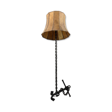 Brutalist chain & anchor floor lamp 1960’s