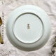Hollow dish golden white porcelain berry