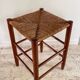 TABOURET Paille VINTAGE