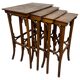 Tables gigognes en bois courbé par Thonet