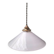 Opaline cone pendant light