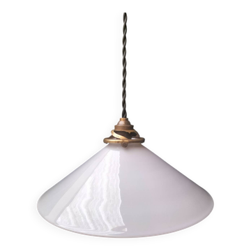 Suspension cône en opaline