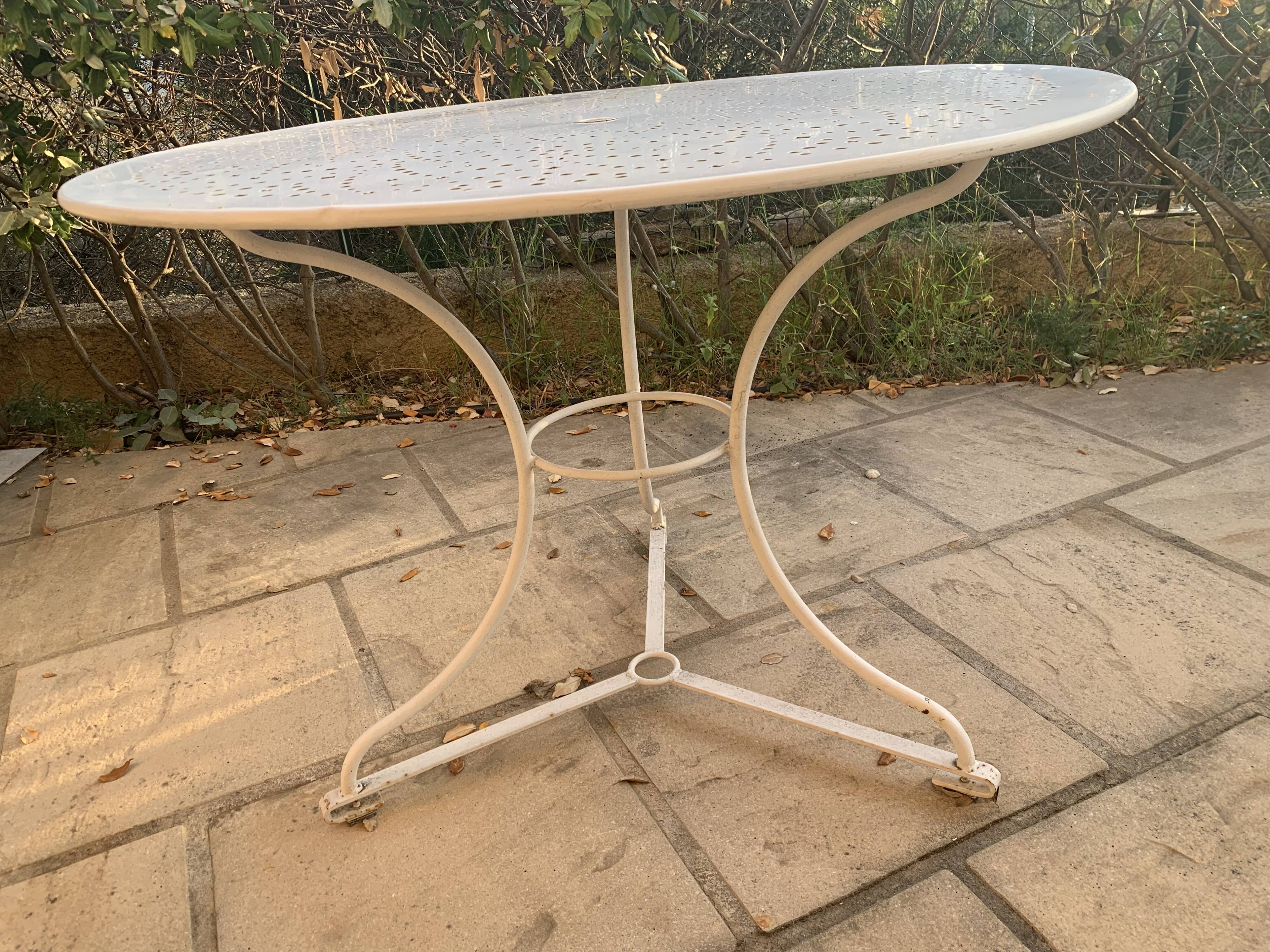 Living room wrought iron garden