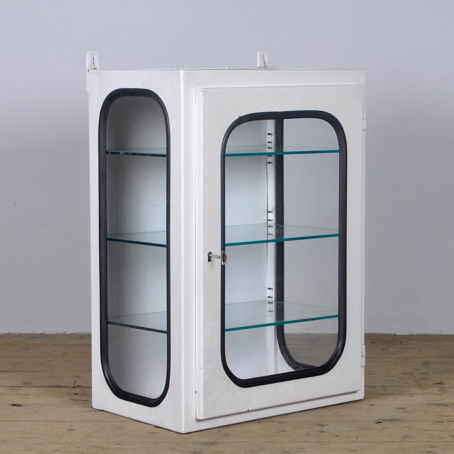 Vintage hospital medicine cabinet, 1970s
