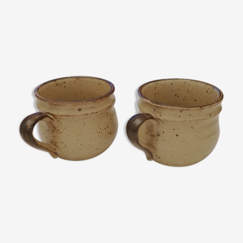 Duo de tasses en grès