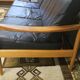 Scandinavian 3-seater black leather sofa from the 1970s