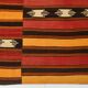 Red & Orange Ethnic Turkish Kilim Rug, 173x225Cm