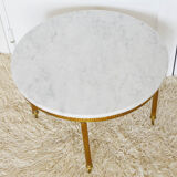 60s marble side table coffee table