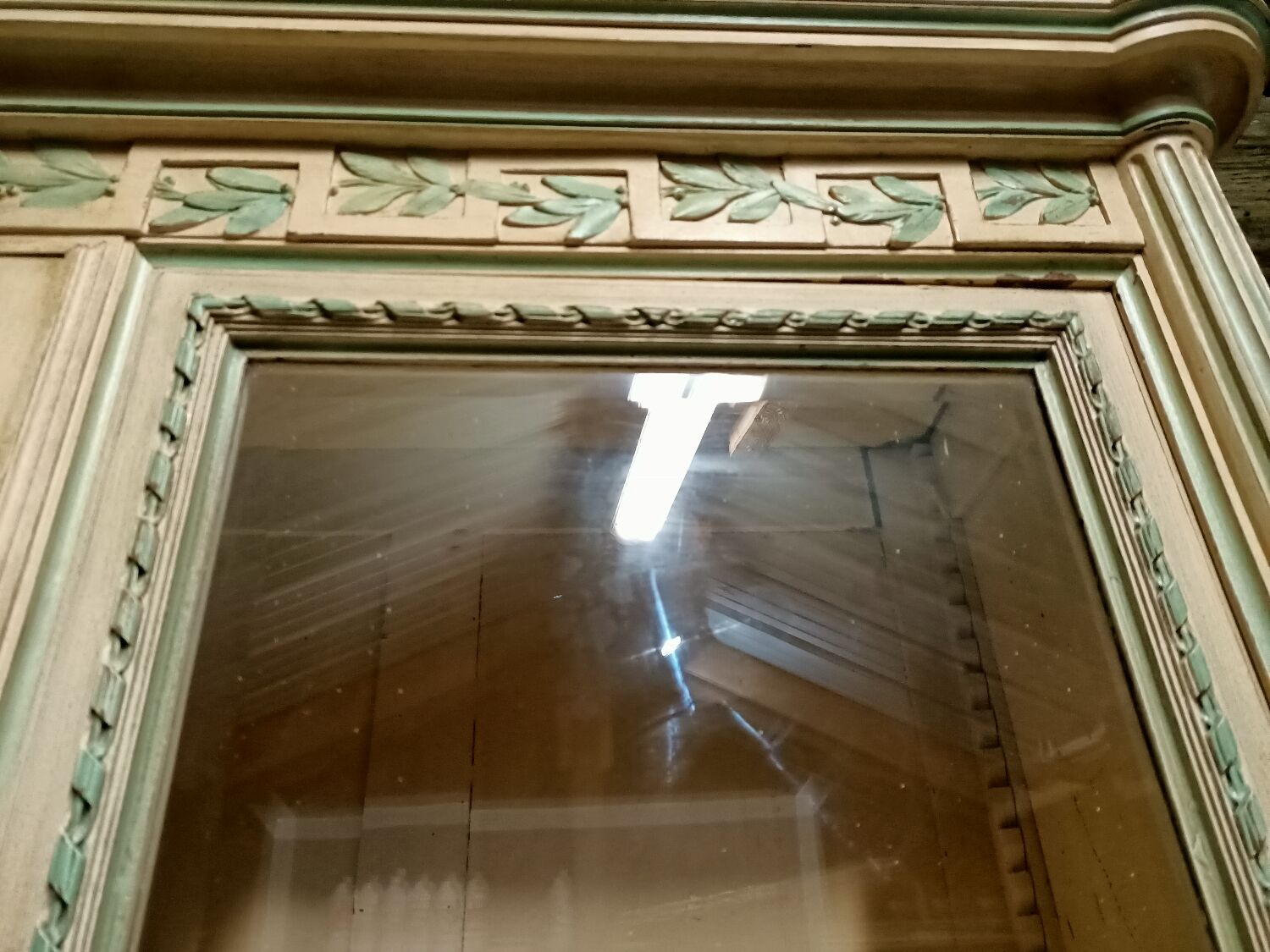 Old weathered Provencal buffet