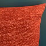 Red striped cushion