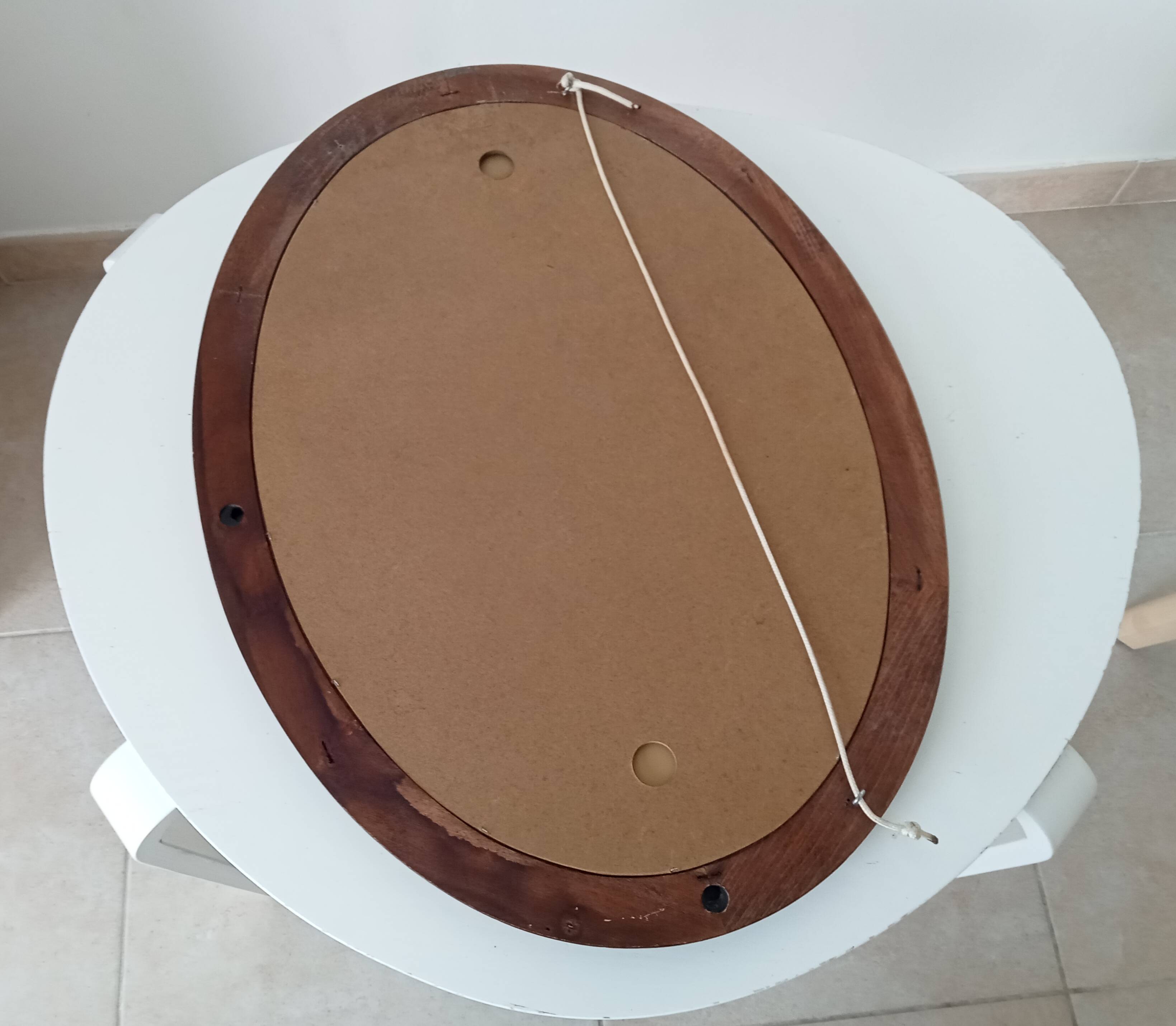 Vintage solid wood mirror