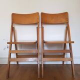 Lot de 2 chaises pliantes  Baumann
