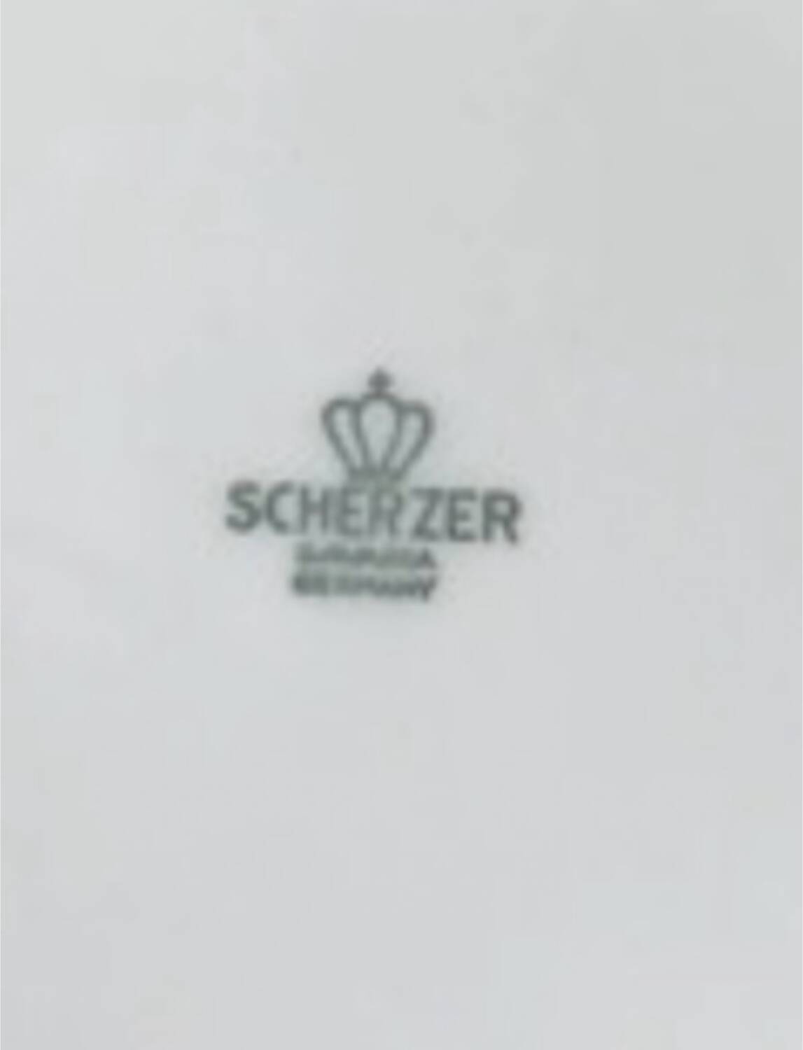 6 Scherzer dessert plates