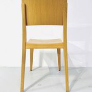 Danish beech dining chairs, 1980s, set of 6