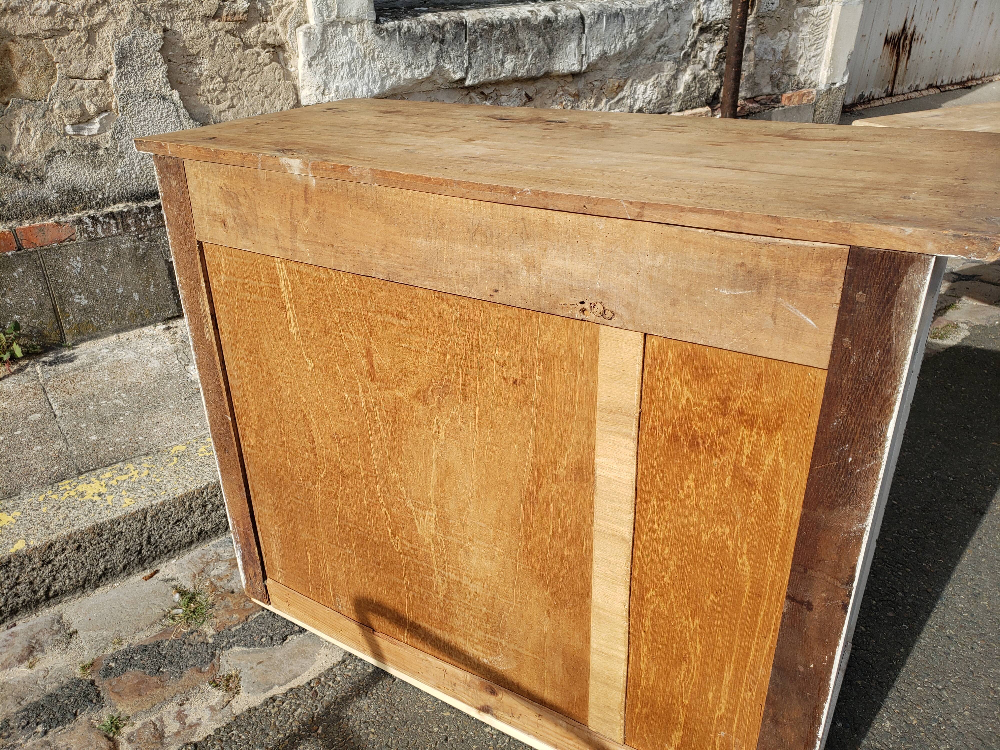 Parisian buffet off-white patina