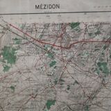 Carte géographique ancienne