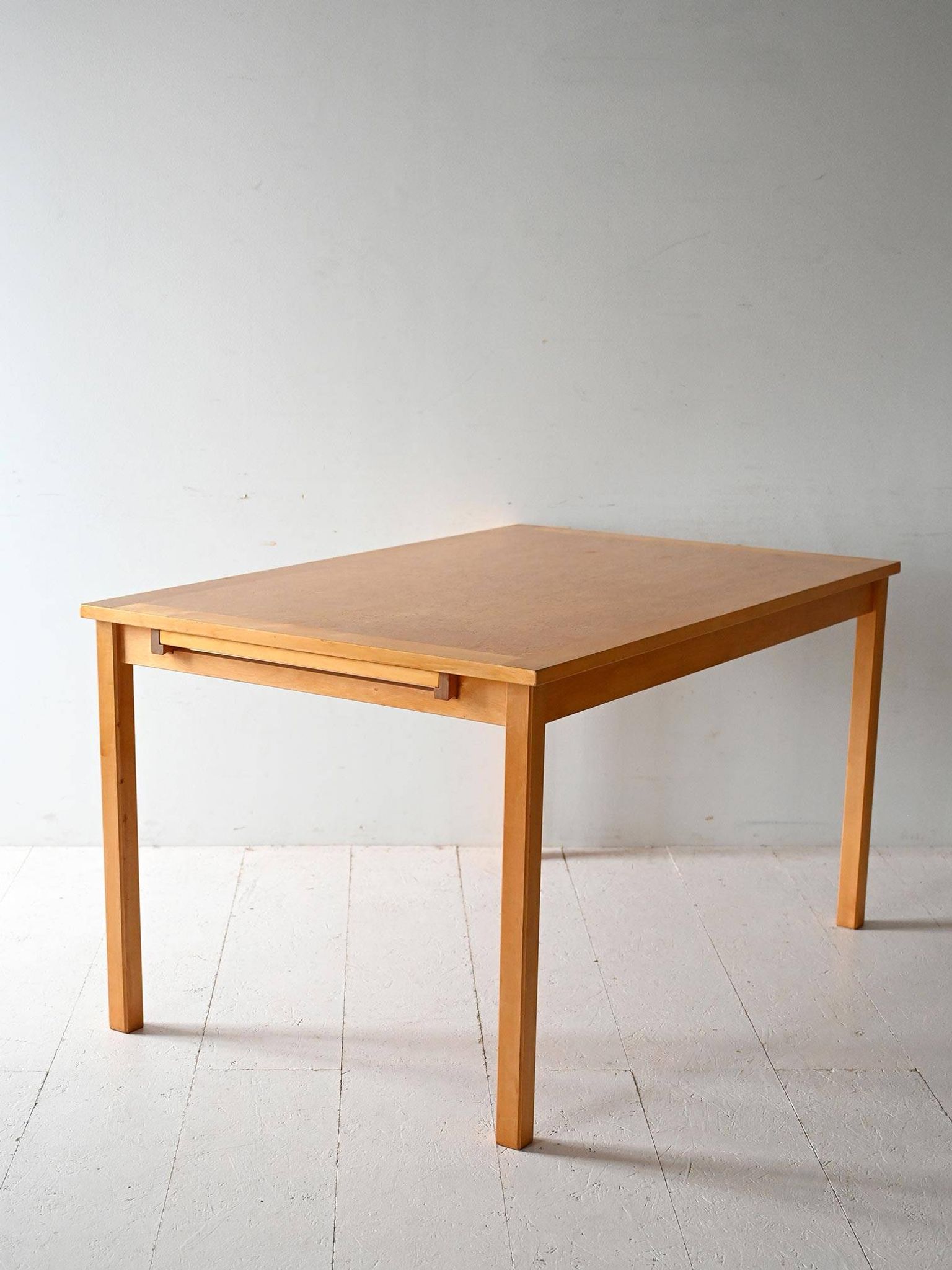 Vintage Scandinavian birch table by Skaraborgs