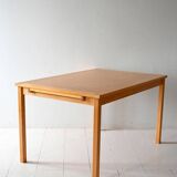 Vintage Scandinavian birch table by Skaraborgs