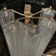 Murano glass tube tronchi sconces, 1980s, set of 2