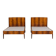 Danish rosewood bed frames, set of 2, 1960s