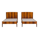 Danish rosewood bed frames, set of 2, 1960s