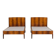 Danish rosewood bed frames, set of 2, 1960s