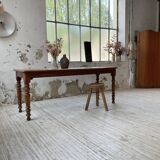 Walnut farm table 185 cm