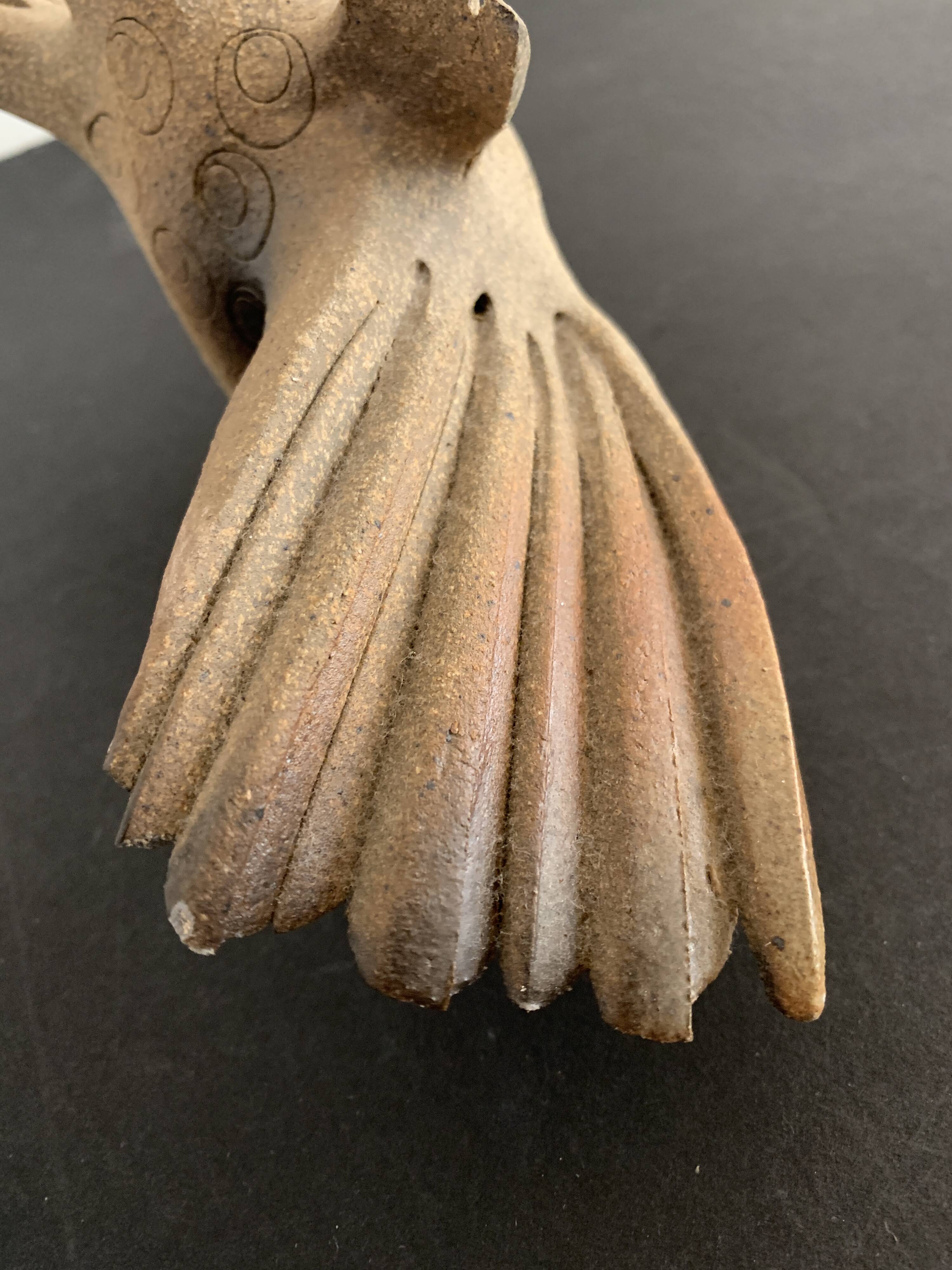 Ceramic owl atelier Palègre, France, 1970