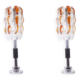 Mazzega. Pair of floor lamps. 1970s.