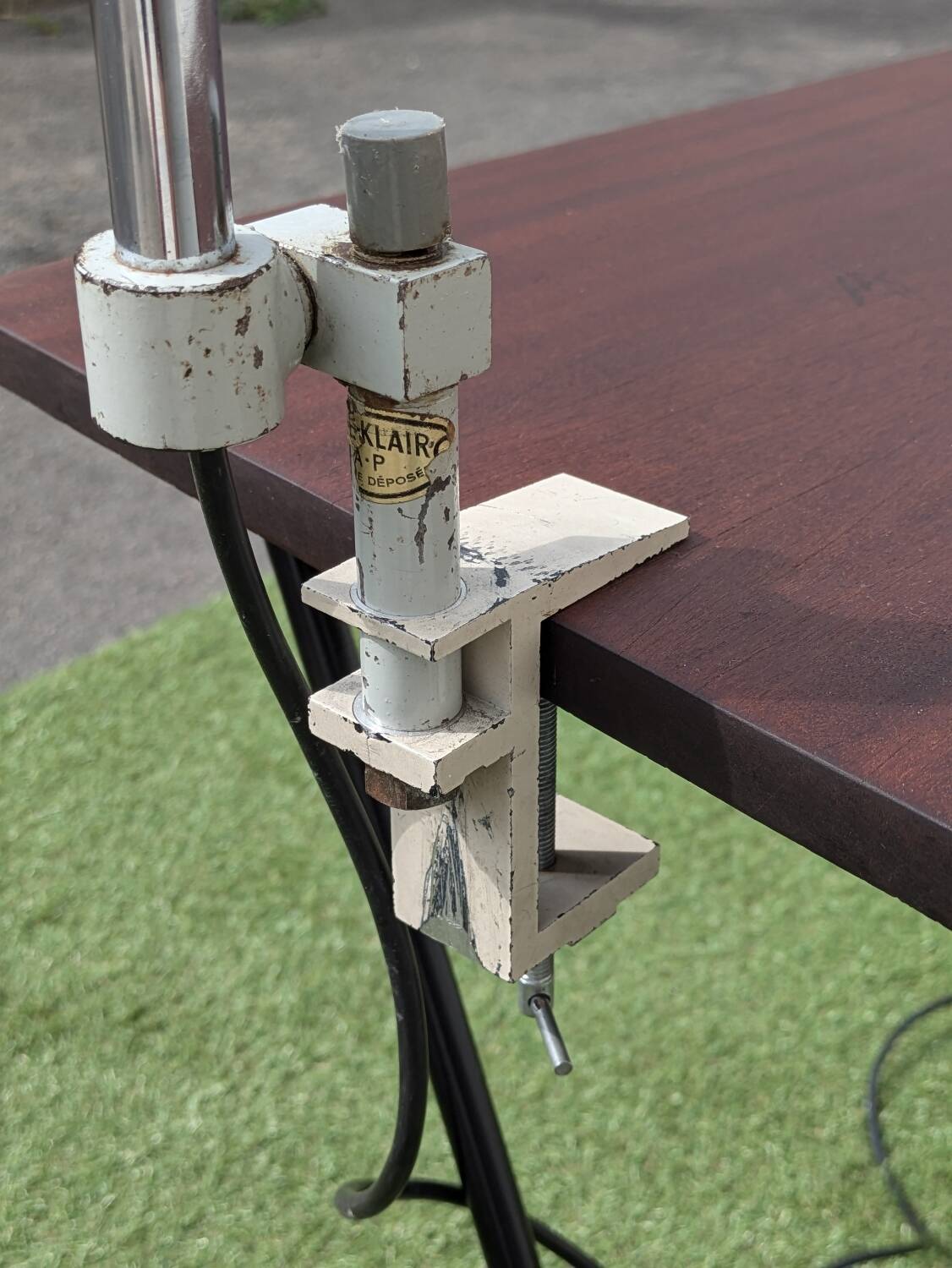 Ki-e-clair articulated workshop lamp, 1950-60