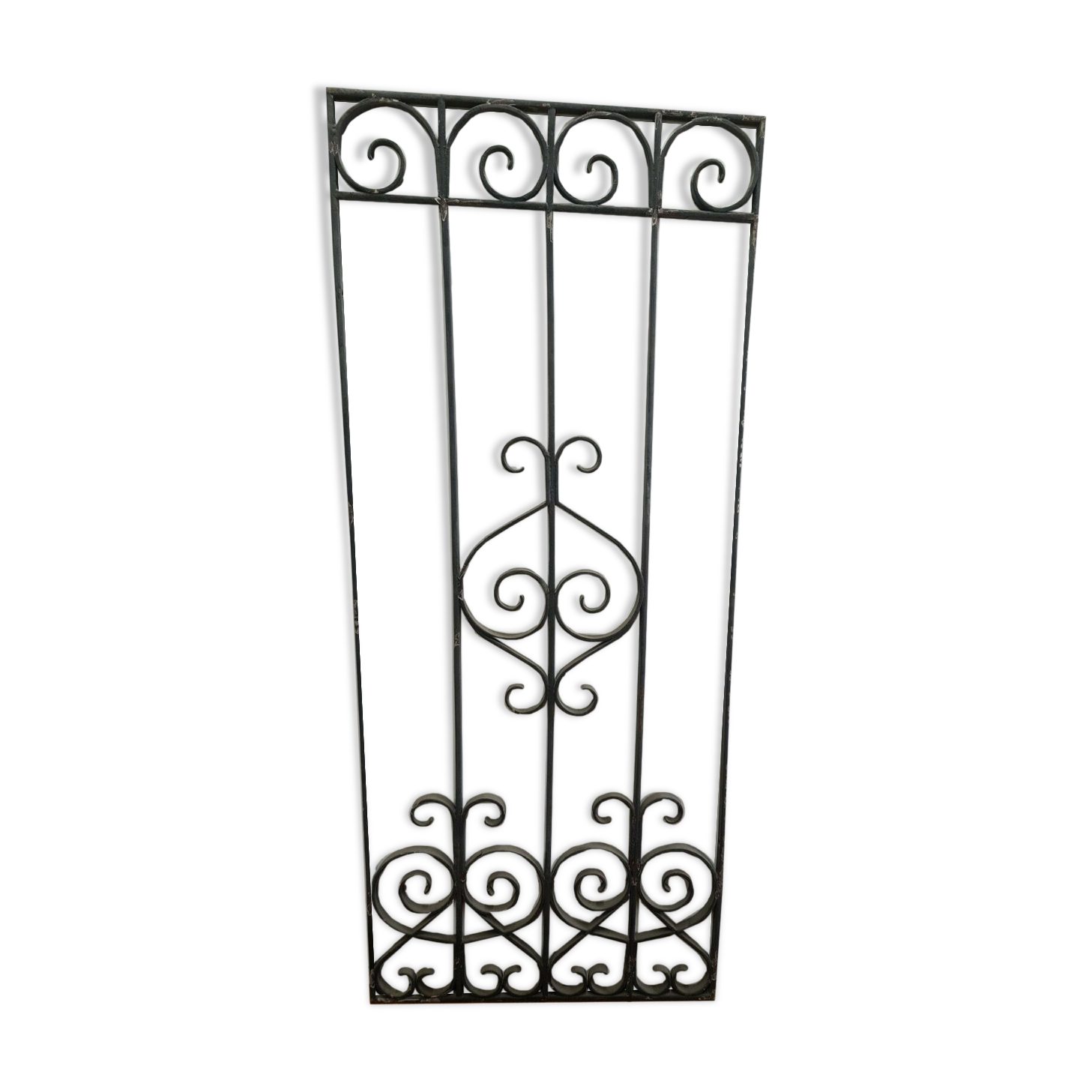 Wrought iron door grille