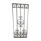 Wrought iron door grille